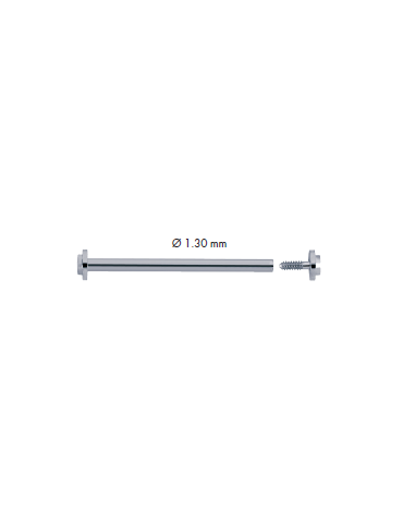 10 ANSES A VIS CHROMEES 130-12MM