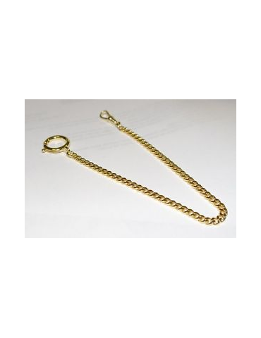 CHAINE DE MONTRE GILETIERE DOREE