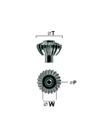 COURONNE MONTRE DE POCHE A POUSSOIR ACIER 650/90