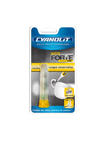 COLLE CYANOLIT JAUNE TUBE 2 Grs