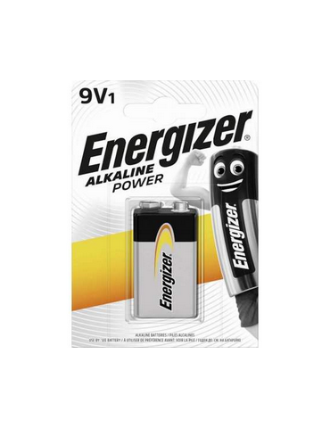 PILES ENERGIZER 6LR61 ALCALINE POWER 9V