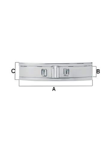 FERMOIR BRACELET DOUBLE DEPLOIEMENT ACIER INOX