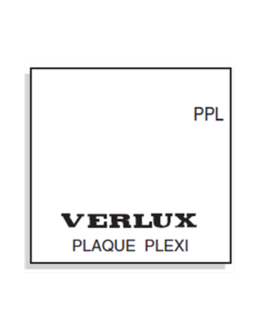 PLAQUE PLEXI 42X42X0.9