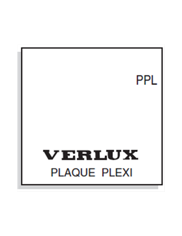 PLAQUE PLEXI 42X42X1.0