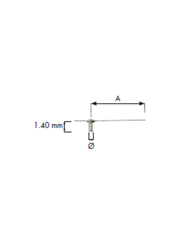 PETITE TROTTEUSE CHRONO NICKELEE POUR MONTRE 0.25mm