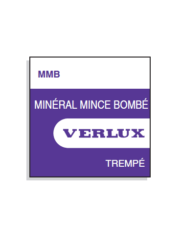 VERRE MINERAL STANDARD BOMBE EPAIS 0.8MM