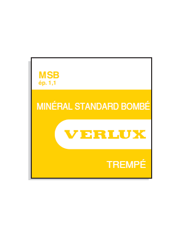 VERRE MINERAL STANDARD BOMBE EPAIS 1.1MM