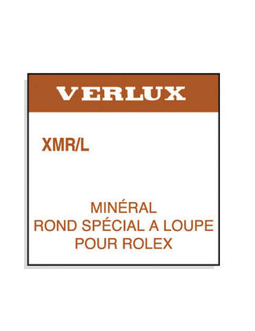 VERRE XMR/L ROND MINERAL AVEC LOUPE POUR ROLEX