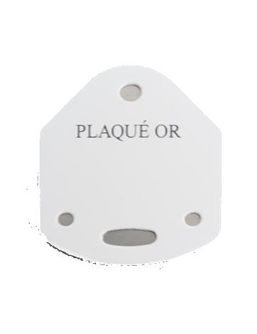 ETIQUETTES OMEGA PLASTIQUE PLAQUE OR X 1000