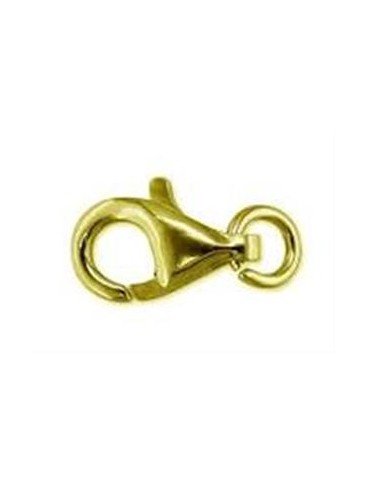 MOUSQUETON OR JAUNE 13MM