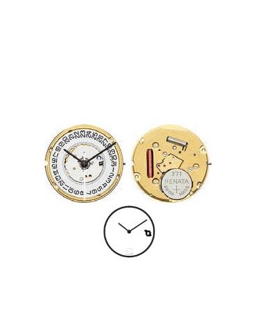 MVT ETA F05115 SANS SECONDE 3H
